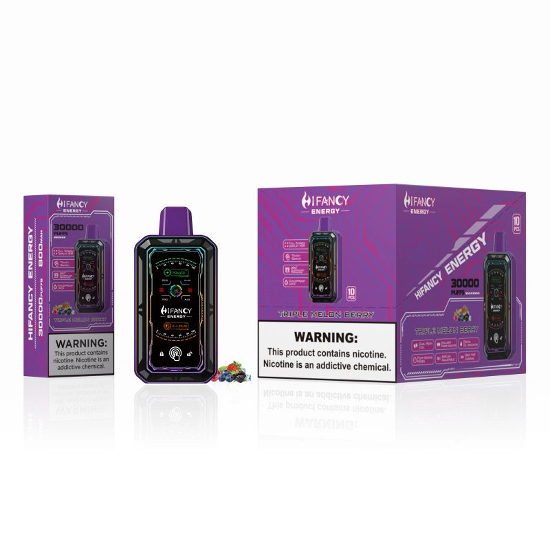 Hifancy Energy 30k Puffs 30000 Touch Switch Full Smart Screen Disposable Vape EU Warehouse