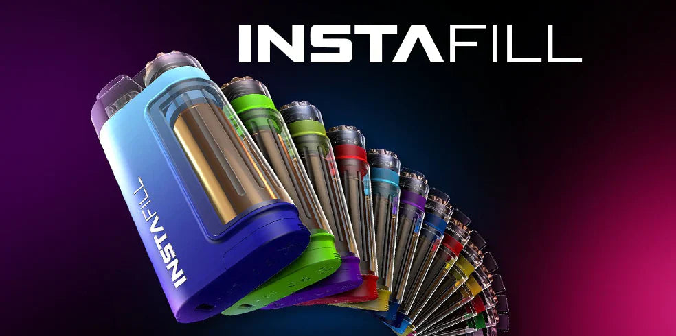 ZAP INSTAFILL DISPOSABLE VAPE KIT 20 mg 3500 PUFF with 10 ml Pre-Filled Eliquid. TPD UK