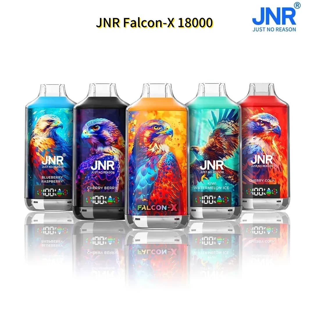 JNR Falcon-X 18000 puffs Disposable E Cigarettes vape  950mah 2% 5%  45 Flavors 18K puffs