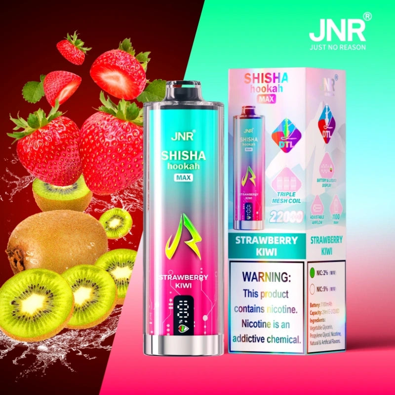 JNR Shisha Hookah Max 22000 Puffs 22K Smart Screen Disposable Vape Wholesale