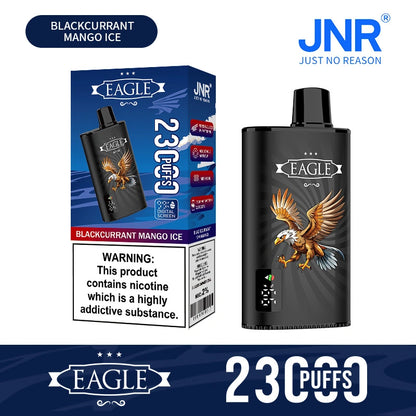 JNR 23000 Puffs 23k Eagle Disposable Vape Smart Screen Electronic Cigarette Wholesale