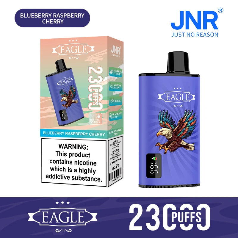 JNR 23000 Puffs 23k Eagle Disposable Vape Smart Screen Electronic Cigarette Wholesale