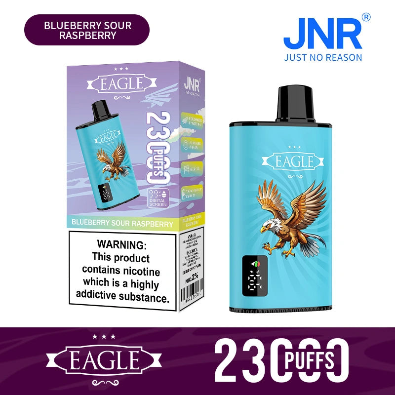 JNR 23000 Puffs 23k Eagle Disposable Vape Smart Screen Electronic Cigarette Wholesale
