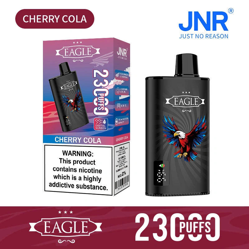 JNR 23000 Puffs 23k Eagle Disposable Vape Smart Screen Electronic Cigarette Wholesale