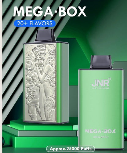 JNR Mega Box 25000 puffs Disposable E Cigarettes vape  850mah 2% 5%  20 Flavors 25K puffs