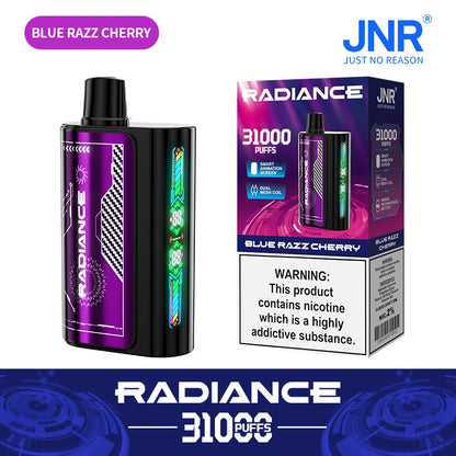 JNR Radiance 31000 Puffs 31k Disposable Vape Smart Screen Electronic Cigarette Wholesale