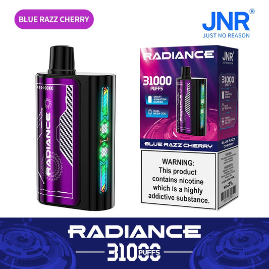 JNR Radiance 31000 Puffs 31k Disposable Vape Smart Screen Electronic Cigarette Wholesale