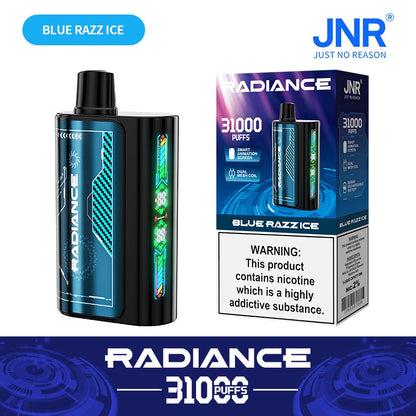 JNR Radiance 31000 Puffs 31k Disposable Vape Smart Screen Electronic Cigarette Wholesale