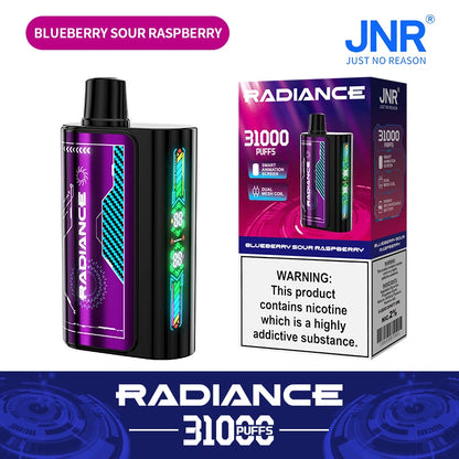 JNR Radiance 31000 Puffs 31k Disposable Vape Smart Screen Electronic Cigarette Wholesale