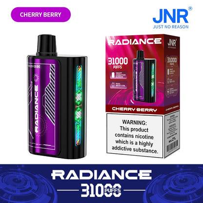 JNR Radiance 31000 Puffs 31k Disposable Vape Smart Screen Electronic Cigarette Wholesale