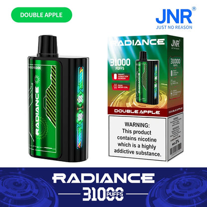 JNR Radiance 31000 Puffs 31k Disposable Vape Smart Screen Electronic Cigarette Wholesale