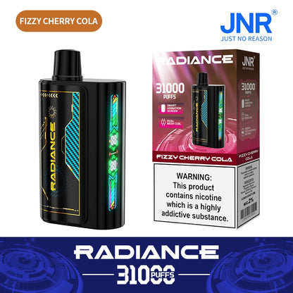 JNR Radiance 31000 Puffs 31k Disposable Vape Smart Screen Electronic Cigarette Wholesale