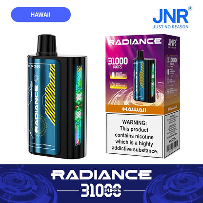 JNR Radiance 31000 Puffs 31k Disposable Vape Smart Screen Electronic Cigarette Wholesale
