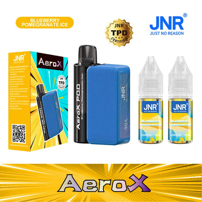 JNR AeroX Refillable Pod 32000 Puffs 32K TPD Certified Vape Wholesale Smart Screen Dual Mesh Coil