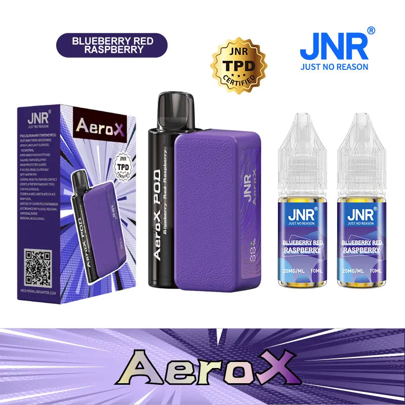 JNR AeroX Refillable Pod 32000 Puffs 32K TPD Certified Vape Wholesale Smart Screen Dual Mesh Coil