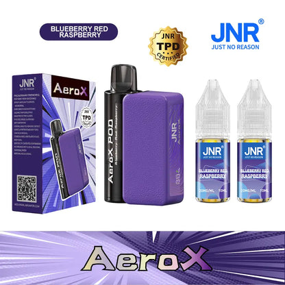 JNR AeroX Refillable Pod 32000 Puffs 32K TPD Certified Vape Wholesale Smart Screen Dual Mesh Coil