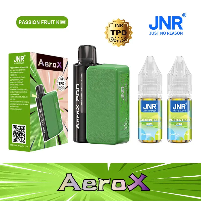 JNR AeroX Refillable Pod 32000 Puffs 32K TPD Certified Vape Wholesale Smart Screen Dual Mesh Coil