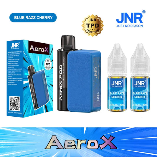 JNR AeroX Refillable Pod 32000 Puffs 32K TPD Certified Vape Wholesale Smart Screen Dual Mesh Coil