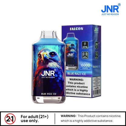 JNR Falcon X 18000 Puffs 18K LED Digital Display Disposable Vape Dual Mesh Adjustable Airflow E Cigarette Wholesale