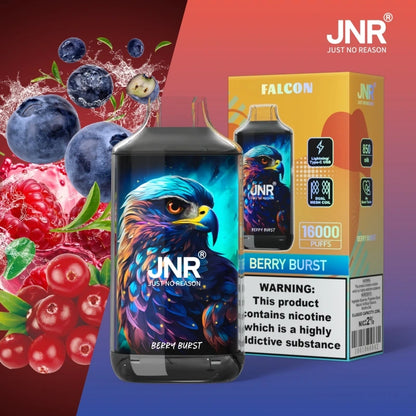 JNR Falcon 16000 Puffs 16K Wholesale Disposable Vape Adjustable Airflow Crystal Electronic Cigarette