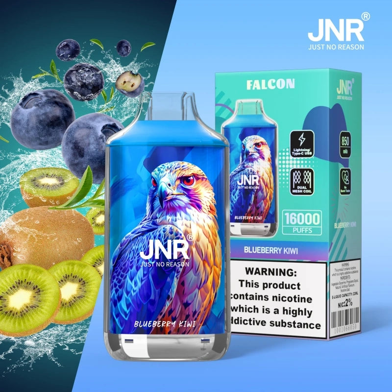 JNR Falcon 16000 Puffs 16K Wholesale Disposable Vape Adjustable Airflow Crystal Electronic Cigarette