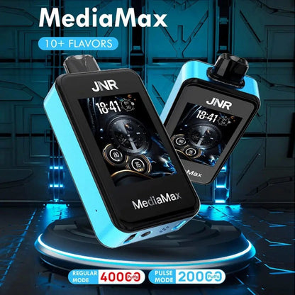 JNR Media Max 40000 Puffs 40K Smart Screen Disposable Vape Adjustable Airflow E Cigarette Wholesale