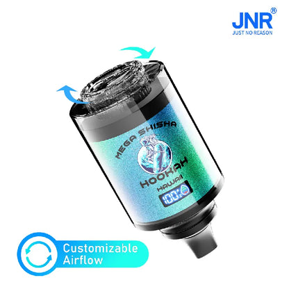 Puff 100k JNR Mega Shisha Hookah 100000 Puffs Smart Screen Disposable Vape Wholesale  DTL Breathing Light