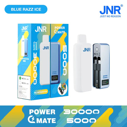 JNR Power Mate 30000 Puffs 30K Smart Screen Pod Vape 5000mAh Power Bank Wholesale