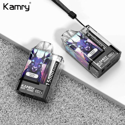 Kamry Box 15000 Puffs Disposable Vape Wholesale-500mAh battery, 30ml E-liquid, Multiple Nicotine 10 Flavors