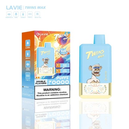 Puff 70k Lavie 70000 Puffs Twins Max 2 in 1 Disposable Vape