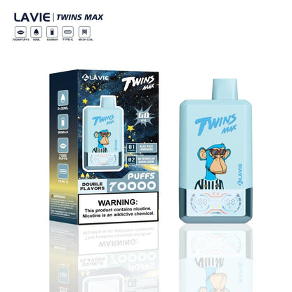 Puff 70k Lavie 70000 Puffs Twins Max 2 in 1 Disposable Vape