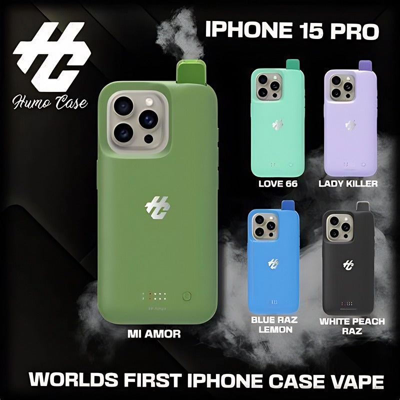 Humo iPhone 15 Case 30000 Puffs Disposable Vape Wholesale 2% and 5%nct-700mAh battery, 20ml E-liquid, Multiple Nicotine 5 Flavors