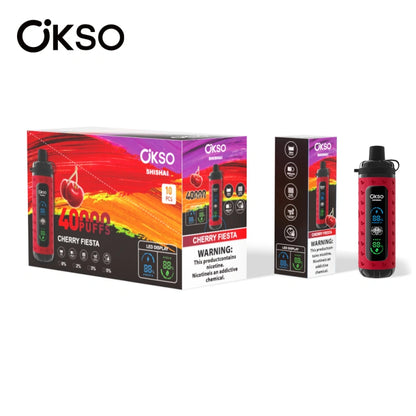 OKSO Elf Box Shisha 40000 bouffées 40K Max LED Display Wholesale Disposable Vape