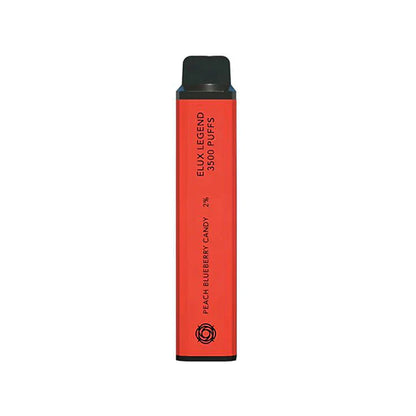 Elux Legend 3500 Puffs 0% Nicotine Disposable Vape Box Of 10