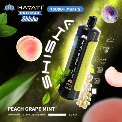 Hayati Shisha 15000 Puffs Disposable Vape