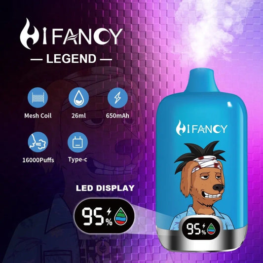 Puff 16k Hifancy 16000 Puffs Digital Box Disppsable Vape Smart Screen EU Warehouse