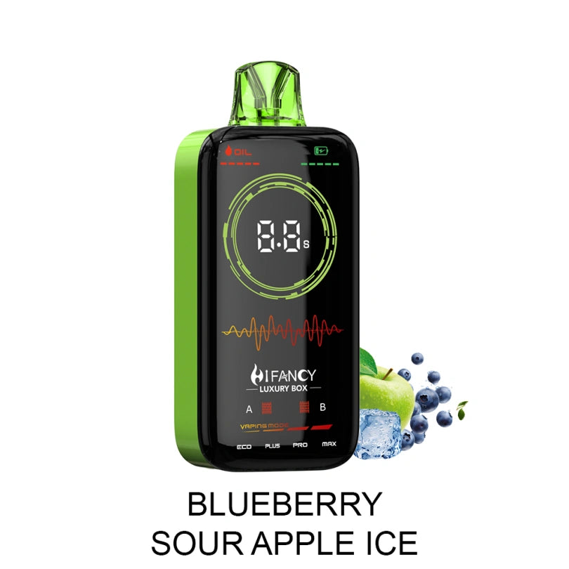 Puff 18k Hifancy 18000 Puffs Luxury Box EU Disposable Vape Full Smart Screen Electronic Cigarette Wholesale