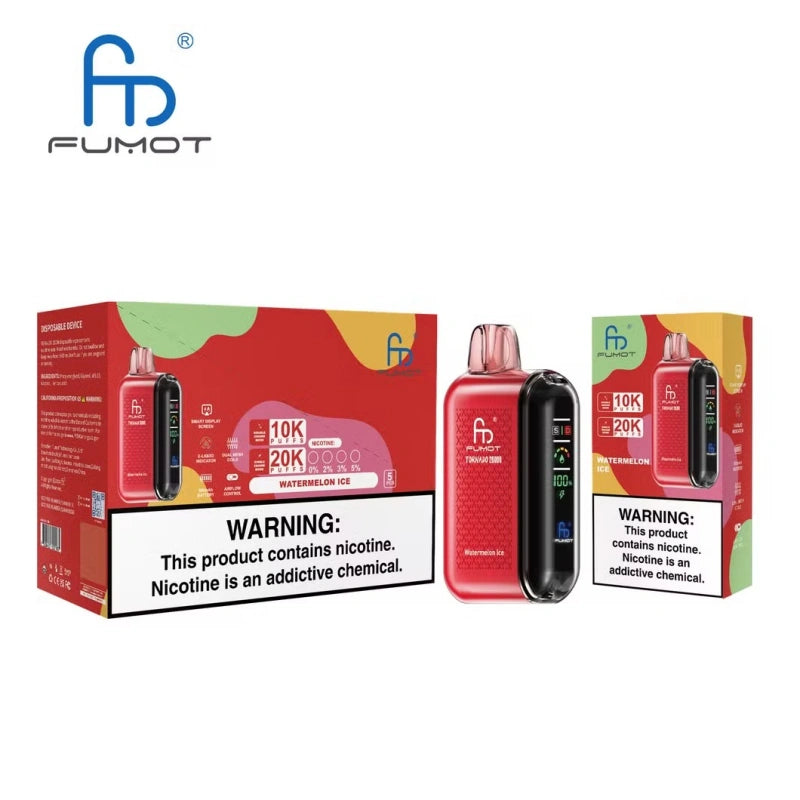 Puff 20k Fumot Tornado 20000 Puffs Smart Display Disposable Vape