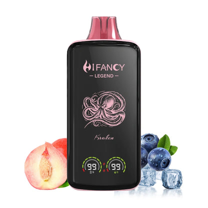 Puff 20k Hifancy 20000 Puffs Legend EU Disposable Vape Smart Screen Electronic Cigarette Wholesale