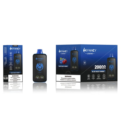 Puff 20k Hifancy 20000 Puffs Legend EU Disposable Vape Smart Screen Electronic Cigarette Wholesale