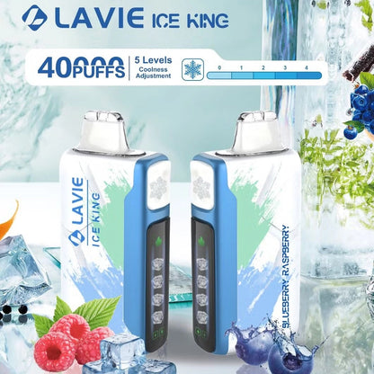 Puff 40k Lavie 40000 Puffs Ice Kine Disposable Vape 5 Levels Coolness Adjustment