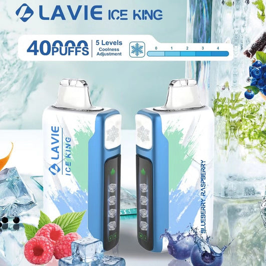 Puff 40k Lavie 40000 Puffs Ice Kine Disposable Vape 5 Levels Coolness Adjustment