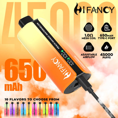 Puff 45k Hifancy 45000 Puffs Smart Screen EU Disposable Vape Electronic Cigarette Wholesale