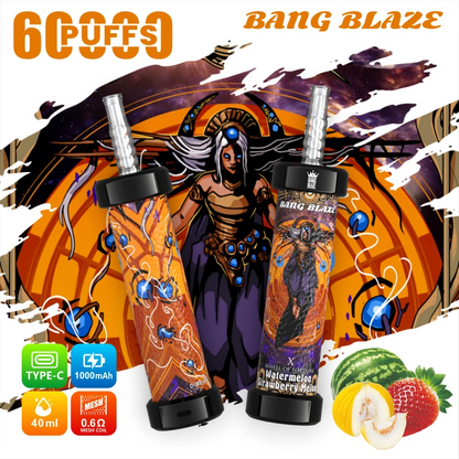 Puff 60k Bang Blaze 60000 Puffs Shisha Hookah Disposable Vape Wholesale