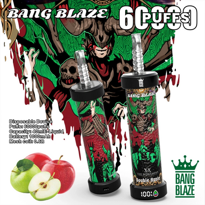 Puff 60k Bang Blaze 60000 Puffs Shisha Hookah Disposable Vape Wholesale