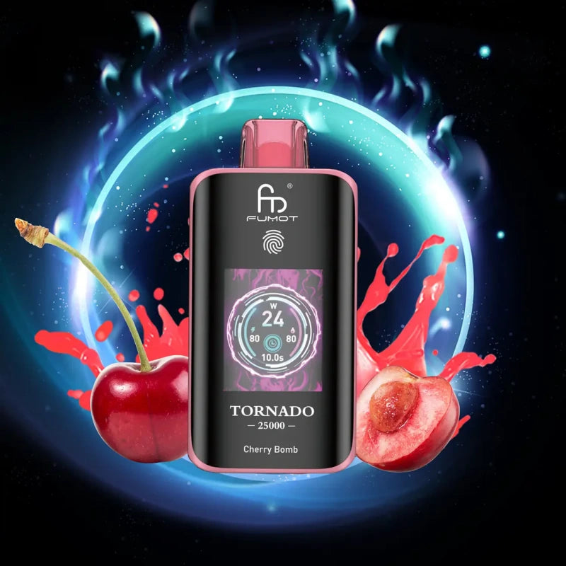 Puffs 25k Fumot Tornado 25000 Puffs Game Mode Disposable Vape Touch Switch