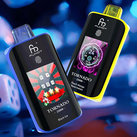 Puffs 25k Fumot Tornado 25000 Puffs Game Mode Disposable Vape Touch Switch