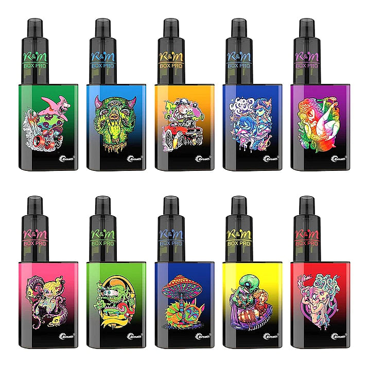 R&M  BOX  PRO 6000 Puffs  5% Nicotine Rechargeable Disposable vape