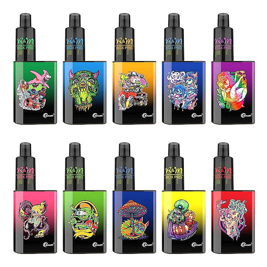 R&M  BOX  PRO 6000 Puffs  5% Nicotine Rechargeable Disposable vape