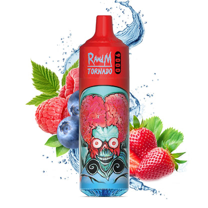 RahdM Tornado 9000 bouffées saveurs multiples 2% Faible teneur en nicotine Rechargeable jetable Vape Pen gros